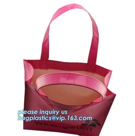 Hot-selling Parents PU/PVC Bag Insides Women Handbags Shoulder bag, Semi-clear Tote Bag PVC Beach Bag Shoulder Bag with