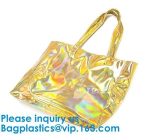 Promotional Custom Waterproof Transparent Pvc Beach Bag Sets Shopping Online Women Hand Bag