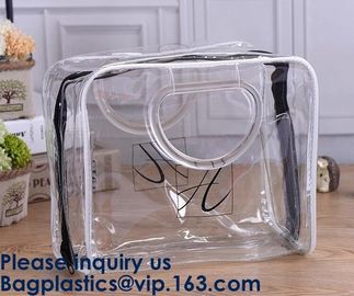 Quilt Pillow Blanket Packaging Bags,PVC Plastic Zipper Bags for Pillow Quilt Blanket Bedsheet Packaging Bags with Handle
