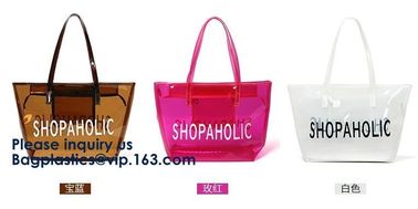 Waterproof Beach Pvc Bag Summer Beach Bag, China Suppliers Transparent PVC Women Bags Tote Beach Handbags