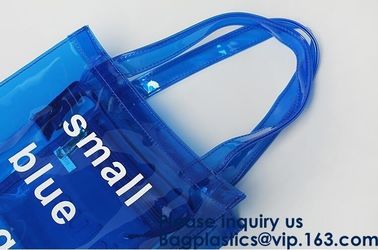 Stylish Waterproof Transparent Clear Tote PVC Beach Bag,Girls Fancy Clear Transparent Pvc Handbag Beach Shoulder Sling