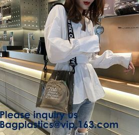 Vinyl Eco-friendly Colorful Hologram Pvc Laser Holographic Bag Tote Shopping Bag Beach Bag For Women