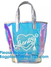 Holographic Makeup Bag Iridescent Cosmetic Bag Hologram Clutch Large Toiletries Pouch Holographic Makeup Pouch  Bag