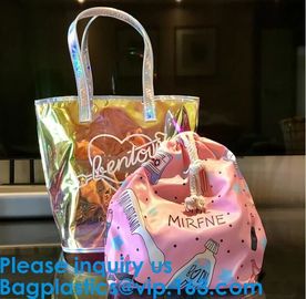 Holographic Makeup Bag Iridescent Cosmetic Bag Hologram Clutch Large Toiletries Pouch Holographic Makeup Pouch  Bag