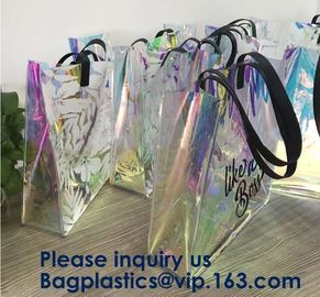 Fashion Neoprene Shopping Beach Tote Bag, Custom Waterproof Outdoor Beach Bean Bag, Promotional Clear Beach Bag