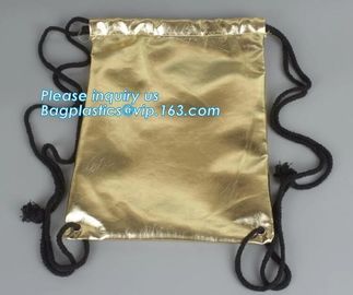 Custom PU Leather Drawstring Bags Leather Pouches with LOGO,Waterproof PU Leather Drawstring Bag, Bagease, Bagplastics