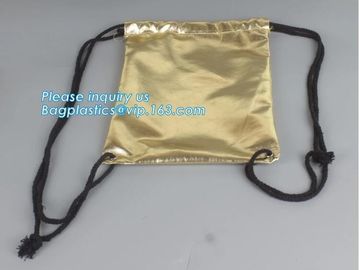 Custom PU Leather Drawstring Bags Leather Pouches with LOGO,Waterproof PU Leather Drawstring Bag, Bagease, Bagplastics