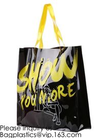 Custom Logo Printing Pvc Transparent Tote Clear Shopping Bags With Handles, Clear Shopping Bag,Pvc Tote Bags, bagease