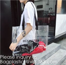 Eco-Friendly, OEM, Promotional, Shopping, Cosmetic Travelling Bag,Plastic PVC Shopping Tote Bag fashion large capacity w