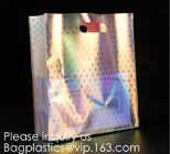 Holographic PVC Tote Bag,Shoulder Bag Laser Hologram PVC Shopping Tote Bag Lady,Clothes Shirt Swimwear sock Packaging