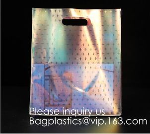 Holographic PVC Tote Bag,Shoulder Bag Laser Hologram PVC Shopping Tote Bag Lady,Clothes Shirt Swimwear sock Packaging