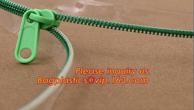 pp double track plastic zipper, pe plastiz seal zipper, PE Hermetic seal zipper