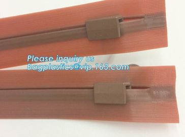 nylon open-end waterproof zipper with thumb puller, airtight PVC/ TPU nylon waterproof zipper, 3#,4#,5#,6#,7#,8#,9#, 10#