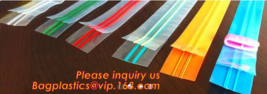 PLASTIC ZIPPER, PLASTIC SLIDERS, PLASTIC SEAL, ZIPPER SEAL, SLIDER SEAL, file bags, pvc file pack bags