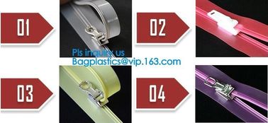 pe vacuum packing bags press lok zipper, vertical pocket pants press lok zipper, slider packaging bag pvc press lok zipp