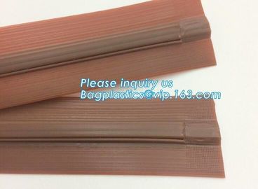 PVC slider zipper, pvc zipper slider seal, PP slider seal, PP zipper slider seal, PP document A4 size slider seal bags