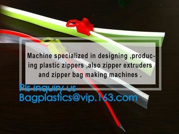 PP clear long chain press lok zipper, seal pe document bag press lok zipper, double slider press lok zipper, SLIDER ZIPP