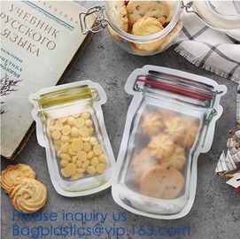 FDA Customized Kitchen Reusable silicone Food,Snack, Vegetable, Meat Storage Bag,BPA Free Zip lockk Snack Bags for Preserv