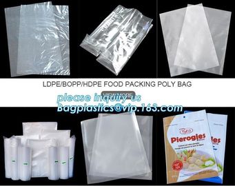 Cellophane Block Base Standing Bags Square Bottom PP food packaging,biodegradable custom printing self adhesive opp pp b