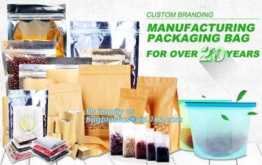 Snack Zipper Bags Food Packaging Stand Up Zip lockk Pouch,PACK flexible stand up pouch with zipper packaging bag for food/