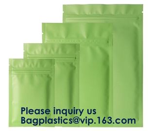 1 oz Matte white printing Loose Leaf Herbal Tea Packaging zip lock bag / Tea Leaf Bag,Herbal Child Proof Bag For Tobacco