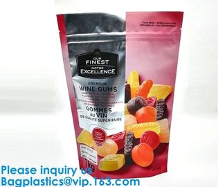 Flat Bottom Pouch / Box Pouch For Food,Side Gusset Bag Flat Bottom Square Bottom Side Gusset Bag With Zipper