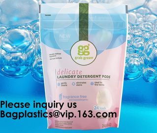 Custom Print Biodegradable Foil Packaging Soft Zipper Stand Up Bottom Gusset Plastic Drinking Pouches Bags With Straws