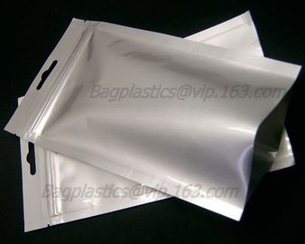 Printed Custom Plastic Green Tea Bag, Flat Bottom Metalized Skinny Tea Packing Pouches Metalized Zipper Pouches Stand Up