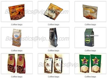 Printed Custom Plastic Green Tea Bag, Flat Bottom Metalized Skinny Tea Packing Pouches Metalized Zipper Pouches Stand Up