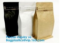High Barrier 16 oz Foil Stand up Zipper Pouch Coffee Bag with Valve,Resealable Food Storage Zipper Plastic Bag,Jar Kraft