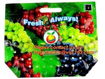 Fruit Packaging Bag for grape/cherry/fruit, Plastic Fruit Grape Cherry Vegetable Packing Protection Bag, Sweet Cherries