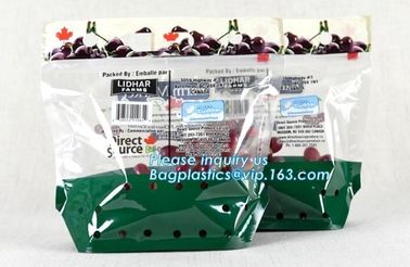 green grapes packing bag with slider/Plastic grapes packing bag/Plastic fruit bag, Vegetable Tomato Packaging Slider Zip