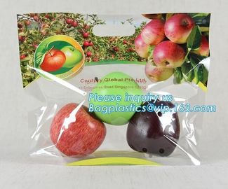 eco-friendly slider Zip lockk fruit bag with air holes for grape packaging bag, slider Zip lockk storage frozen bag with OEM