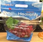 breathable opp cellophane plastic fresh vegetables packaging bag, vegetable fresh keeping freezer bag, reusable zipper s