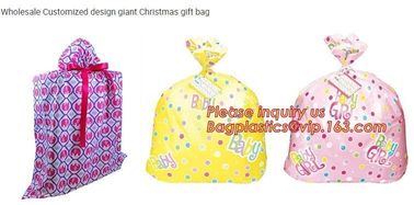 Red bags jumbo bags giant gift bags Christmas,Eco-friendly promotion bag giant gift bags,Giant Oversized Gift Storage