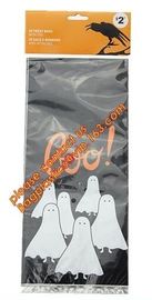 Halloween disposable tin tie paper bag/bread/popcorn/fries/chips/cookies/candies/goodies bags with  bagease bagplastics