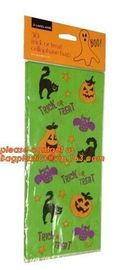 Halloween disposable tin tie paper bag/bread/popcorn/fries/chips/cookies/candies/goodies bags with  bagease bagplastics