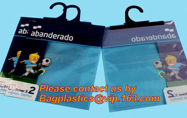 VINYL HANGER HOOK BAGS, UNDERWEAR PACKING, HANGER HOOK PLASTIC BAGS, HANGER ZIPPER BAGS, HANGER SLIDER BAGS BAGPLASTICS