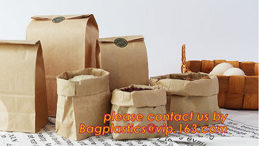 OEM/ODM Production Branded Luxury Design Printing Brown Craft Custom Kraft Paper Shopping Bag, Personalized Gift Bags wh