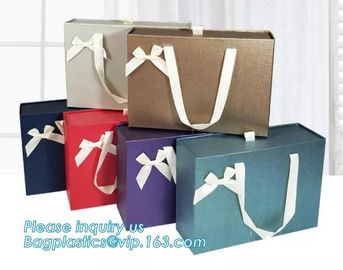 custom luxury matte black flip top box cardboard paper gift box with ribbon blister for red wine packaging box bagease