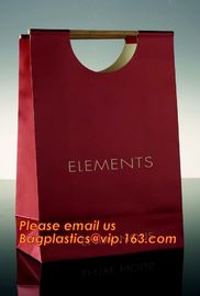 Luxury shopping paper bag, different types design custom paper shopping bag