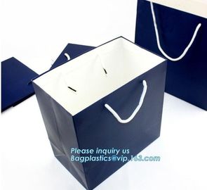 eco friendly paper printed shopping coffee packaging retail bags with handle logo,paper gift shopping bag with red custo