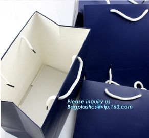 eco friendly paper printed shopping coffee packaging retail bags with handle logo,paper gift shopping bag with red custo