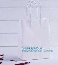 Cheap small paper gift bags Promotional Luxury OEM Design Gold Foil Logo Wedding Custom Paper Gift Bag with Ribbon PACK