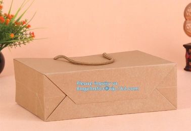 Manufacturer Shopping White Kraft Paper Carrier Bag,Luxury recycled custom printing logo shopping pack paper bag, packag
