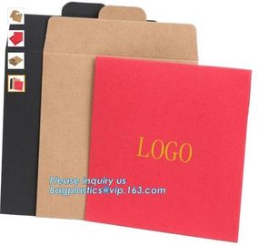 Custom wedding invitation fancy kraft paper foil envelopes,Art Paper Envelopes Customized Gold Foil Stamping Thank You C