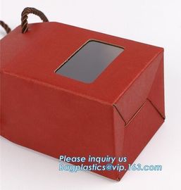 New hot sale brown packaging paper carrier bag take away fast food paper bag,packaging paper bags with logo large flat k