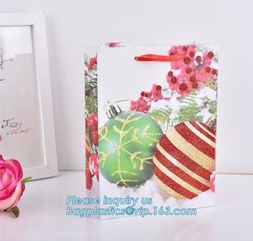 Luxury Custom Paper Carrier Bags Words With UV Finishes,Factory Direct Made Cheap Price Customized White Kraft Paper Gif