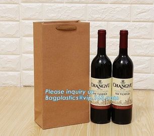 customized low cost recycle luxury kraft/craft red wine art paper carrier bag wholesale supplier,Art Paper Flower Carrie