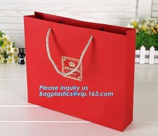 Luxury Recyclable Custom Personalized Design Glossy Tote Carrier Packaging Paper Bags For Gift, bagplastics. bagease pac